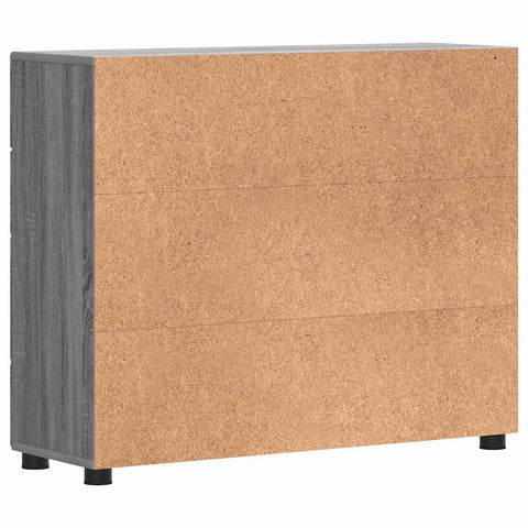 vidaXL Sideboard Grey sonoma 88.5 x 30.5 x 73 cm Engineered wood