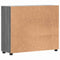 vidaXL Sideboard Grey sonoma 88.5 x 30.5 x 73 cm Engineered wood