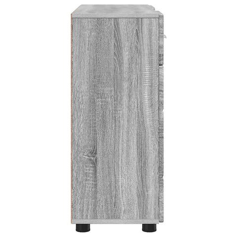 vidaXL Sideboard Grey sonoma 88.5 x 30.5 x 73 cm Engineered wood