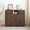 vidaXL Sideboard Brown oak 88.5 x 30.5 x 73 cm Engineered wood