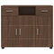 vidaXL Sideboard Brown oak 88.5 x 30.5 x 73 cm Engineered wood