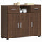 vidaXL Sideboard Brown oak 88.5 x 30.5 x 73 cm Engineered wood