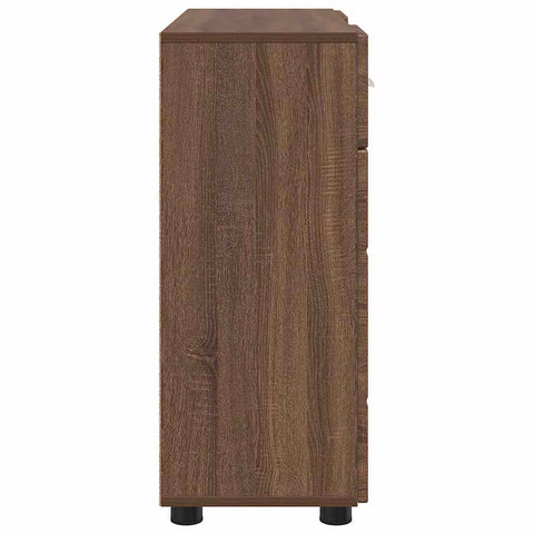 vidaXL Sideboard Brown oak 88.5 x 30.5 x 73 cm Engineered wood