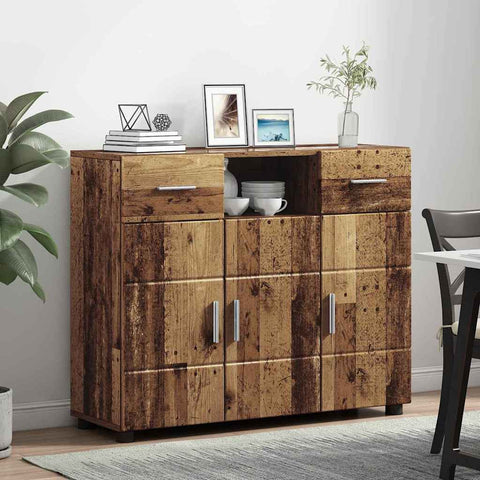 vidaXL Sideboard Old wood 88.5 x 30.5 x 73 cm Engineered wood