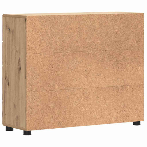 vidaXL Sideboard Artisan oak 88.5 x 30.5 x 73 cm Engineered wood