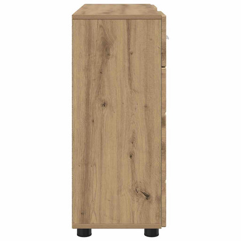 vidaXL Sideboard Artisan oak 88.5 x 30.5 x 73 cm Engineered wood