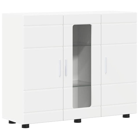 vidaXL Sideboard with Shelf White 55.5 x 29 x 100 cm Engineered wood