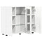 vidaXL Sideboard with Shelf White 55.5 x 29 x 100 cm Engineered wood
