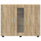 vidaXL Sideboard Sonoma oak 55.5 x 29 x 100 cm Engineered wood