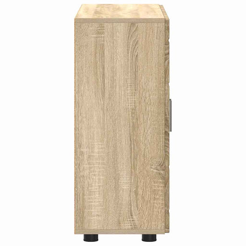 vidaXL Sideboard Sonoma oak 55.5 x 29 x 100 cm Engineered wood