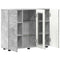 vidaXL Sideboard Concrete grey 55.5 x 29 x 100 cm Engineered wood