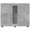 vidaXL Sideboard Concrete grey 55.5 x 29 x 100 cm Engineered wood