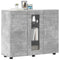 vidaXL Sideboard Concrete grey 55.5 x 29 x 100 cm Engineered wood