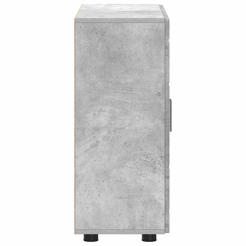 vidaXL Sideboard Concrete grey 55.5 x 29 x 100 cm Engineered wood