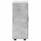 vidaXL Sideboard Concrete grey 55.5 x 29 x 100 cm Engineered wood