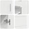 vidaXL Sideboard High gloss white 55.5 x 29 x 100 cm Engineered wood
