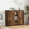 vidaXL Sideboard Smoked oak 55.5 x 29 x 100 cm Engineered wood
