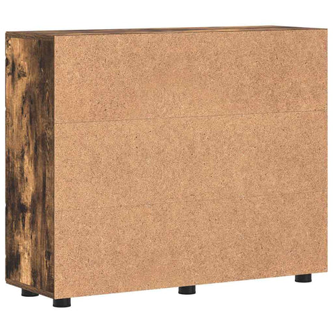vidaXL Sideboard Smoked oak 55.5 x 29 x 100 cm Engineered wood