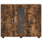 vidaXL Sideboard Smoked oak 55.5 x 29 x 100 cm Engineered wood