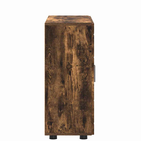 vidaXL Sideboard Smoked oak 55.5 x 29 x 100 cm Engineered wood
