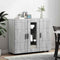 vidaXL Sideboard Grey sonoma 55.5 x 29 x 100 cm Engineered wood