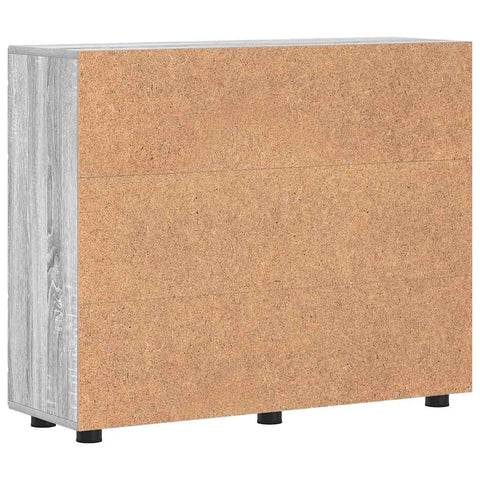vidaXL Sideboard Grey sonoma 55.5 x 29 x 100 cm Engineered wood