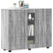 vidaXL Sideboard Grey sonoma 55.5 x 29 x 100 cm Engineered wood