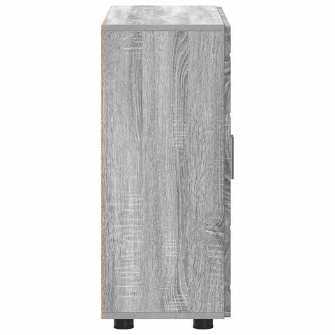 vidaXL Sideboard Grey sonoma 55.5 x 29 x 100 cm Engineered wood