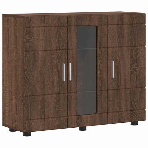 vidaXL Sideboard Brown oak 55.5 x 29 x 100 cm Engineered wood