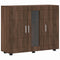 vidaXL Sideboard Brown oak 55.5 x 29 x 100 cm Engineered wood
