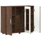 vidaXL Sideboard Brown oak 55.5 x 29 x 100 cm Engineered wood
