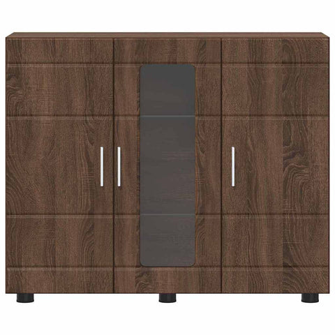 vidaXL Sideboard Brown oak 55.5 x 29 x 100 cm Engineered wood