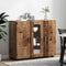 vidaXL Sideboard with Door Old wood 55.5 x 29 x 100 cm Engineered wood
