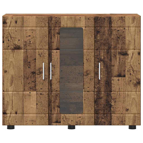 vidaXL Sideboard with Door Old wood 55.5 x 29 x 100 cm Engineered wood
