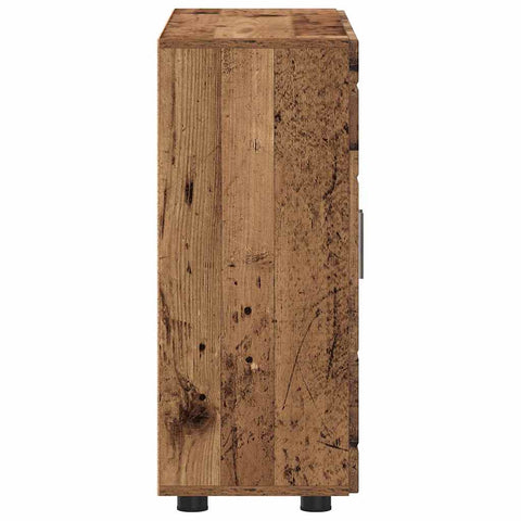 vidaXL Sideboard with Door Old wood 55.5 x 29 x 100 cm Engineered wood