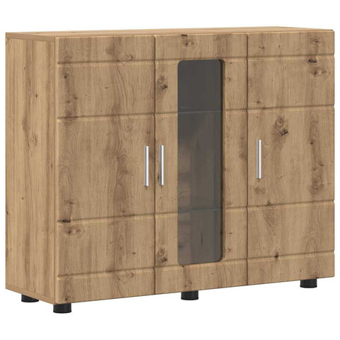 vidaXL Sideboard Artisan oak 55.5 x 29 x 100 cm Engineered wood