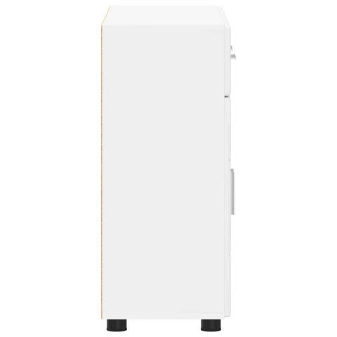 vidaXL Sideboard with Shelf White 88.5 x 30.5 x 73 cm Engineered Wood