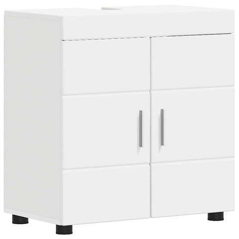 vidaXL Bathroom Cabinet Set with Storage TULUM White 60 x 34 x 63 cm