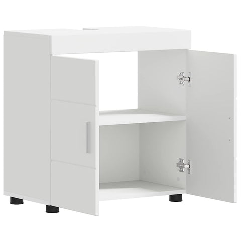 vidaXL Bathroom Cabinet Set with Storage TULUM White 60 x 34 x 63 cm