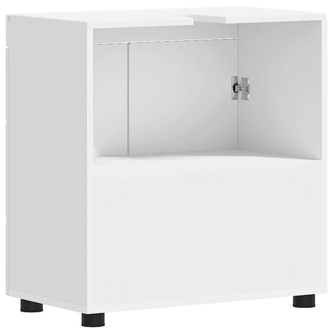 vidaXL Bathroom Cabinet Set with Storage TULUM White 60 x 34 x 63 cm
