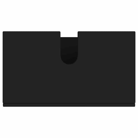 vidaXL Bathroom Basin Cabinet Black 60 x 34 x 63 cm Engineered wood