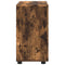 vidaXL Bathroom Basin Cabinet with Storage Smoked oak 60 x 34 x 63 cm