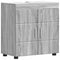 vidaXL Bathroom Basin Cabinet with Storage Grey sonoma 60 x 34 x 63 cm
