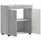 vidaXL Bathroom Basin Cabinet with Storage Grey sonoma 60 x 34 x 63 cm