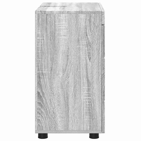 vidaXL Bathroom Basin Cabinet with Storage Grey sonoma 60 x 34 x 63 cm
