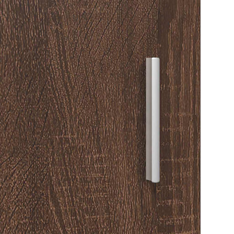 vidaXL Bathroom Basin Cabinet with Storage Brown oak 60 x 34 x 63 cm
