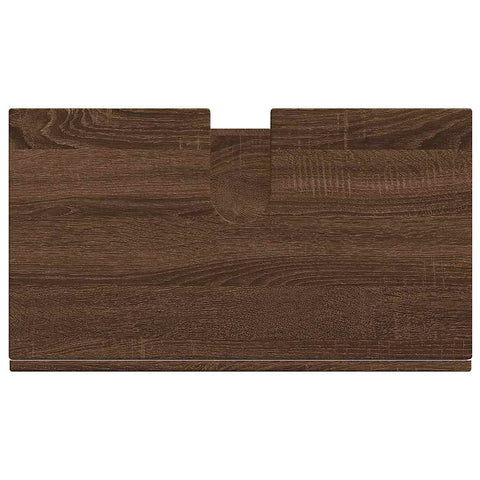 vidaXL Bathroom Basin Cabinet with Storage Brown oak 60 x 34 x 63 cm