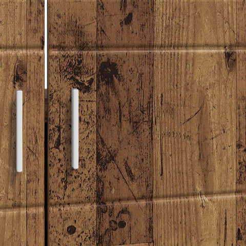 vidaXL Bathroom Basin Cabinet Old wood 60 x 34 x 63 cm Engineered wood