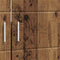 vidaXL Bathroom Basin Cabinet Old wood 60 x 34 x 63 cm Engineered wood