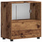 vidaXL Bathroom Basin Cabinet Old wood 60 x 34 x 63 cm Engineered wood